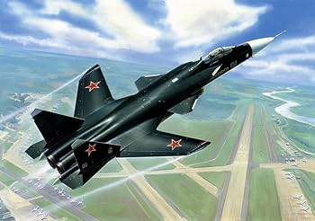 プラモデル完成機　1/72　Su-47ベルクート ホビーボス 1/72 Su-47 ベルクート HOBBYBOSS 飛行機模型完成品